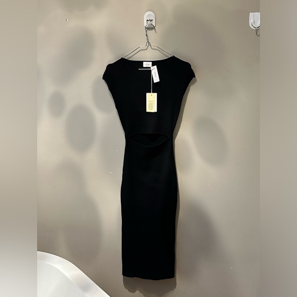 Aritzia Dresses & Skirts - Aritzia Wilfred Cutout Knit Midi Dress